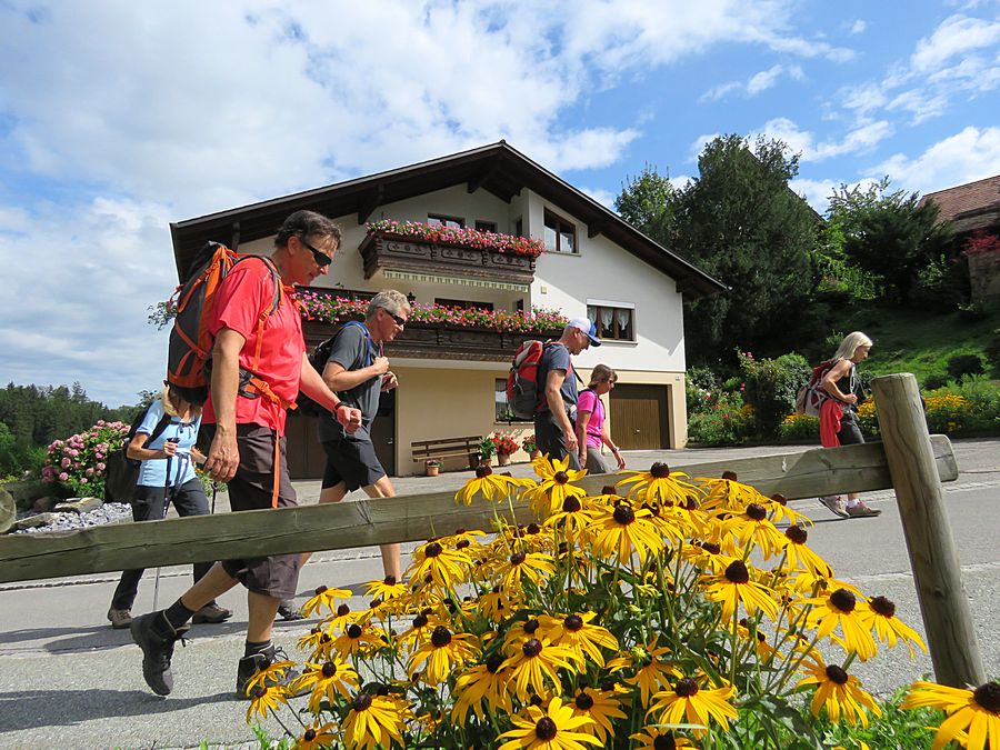 hiking into Austria