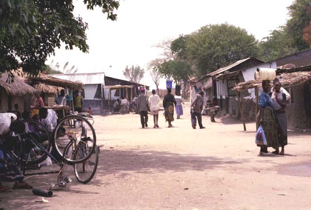 Main street in Nyatwili
