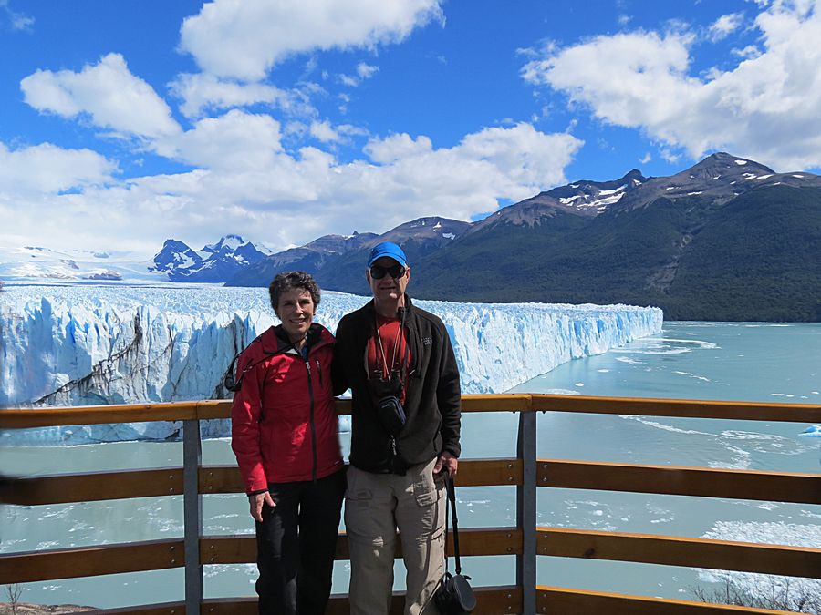 Pat and Jeff at Perito Moreno