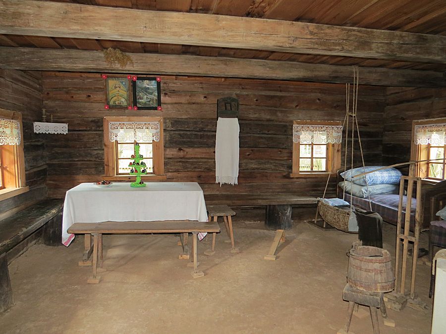 interior of farm home