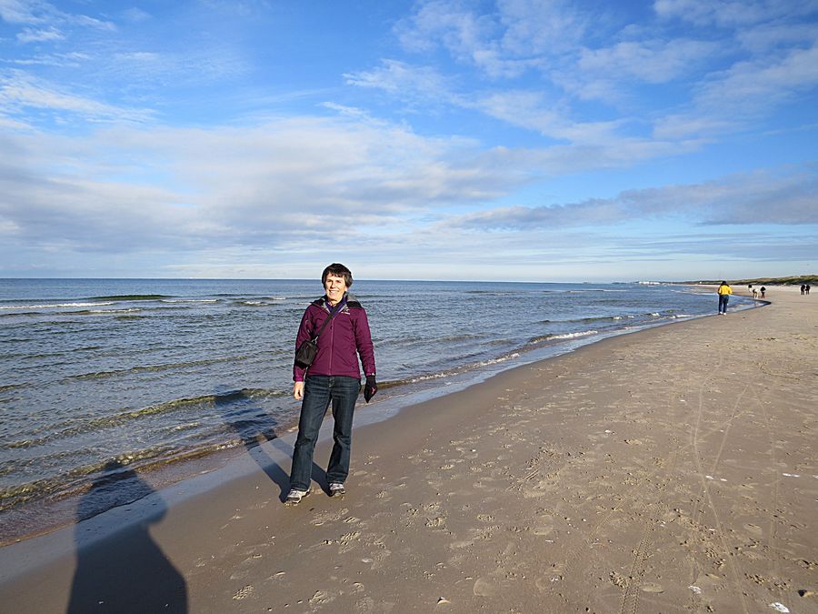 Pat at Baltic Sea