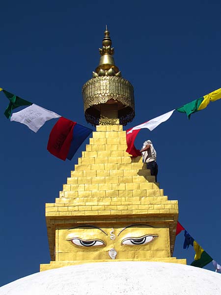 top of stupa