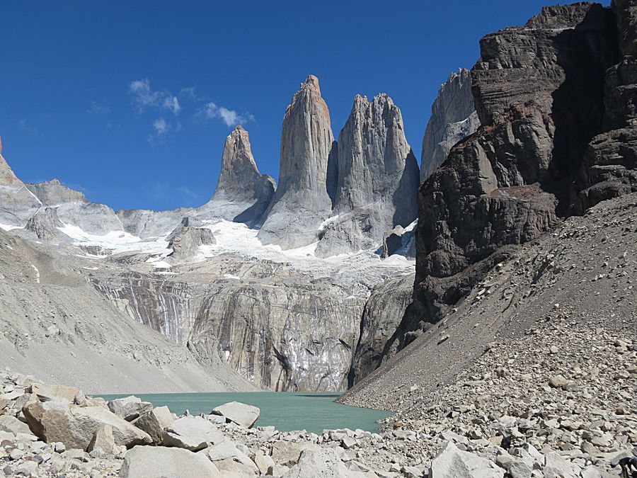 Glacial lake and the Towers