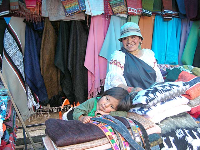 Vendor & daughter