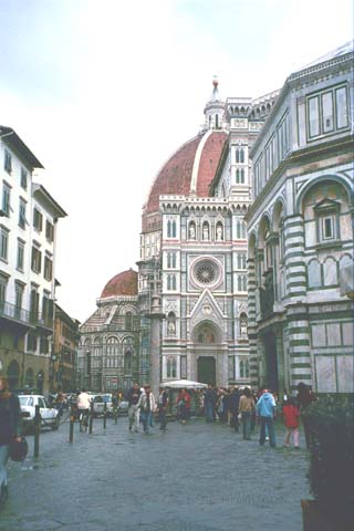 Duomo and Bapistery in Florence