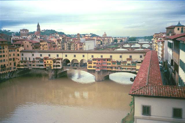 Vecchio Bridge over the Arno River