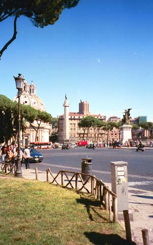 Piazza Venezia near the Roman Forum