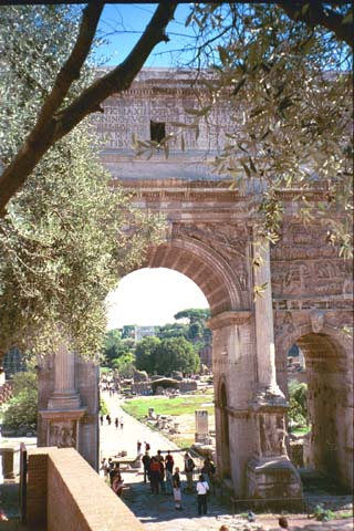 Arch of Septimus Severus at the Forum