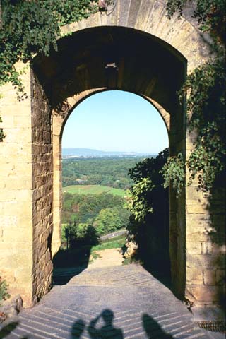 Archway at Monteriggioni fort