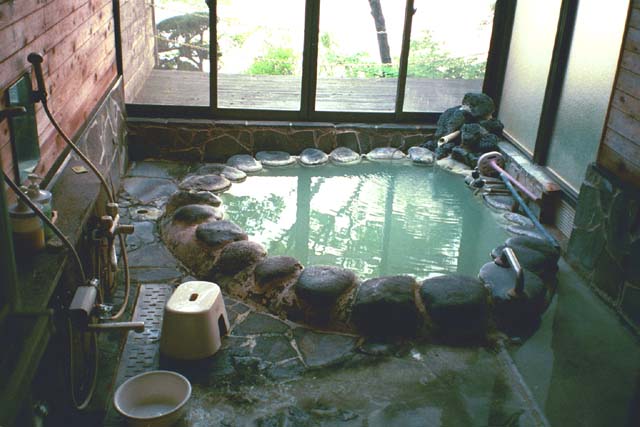 Ofuro of bath at a Japanese Inn