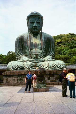 Pat and the Great Buddha at Kamakura