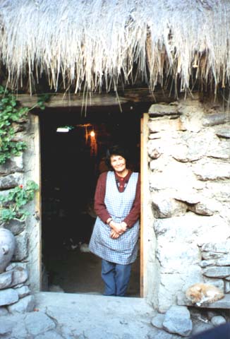 Woman in doorway