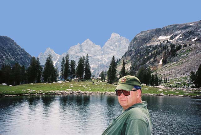 Jeff at Lake Solitude