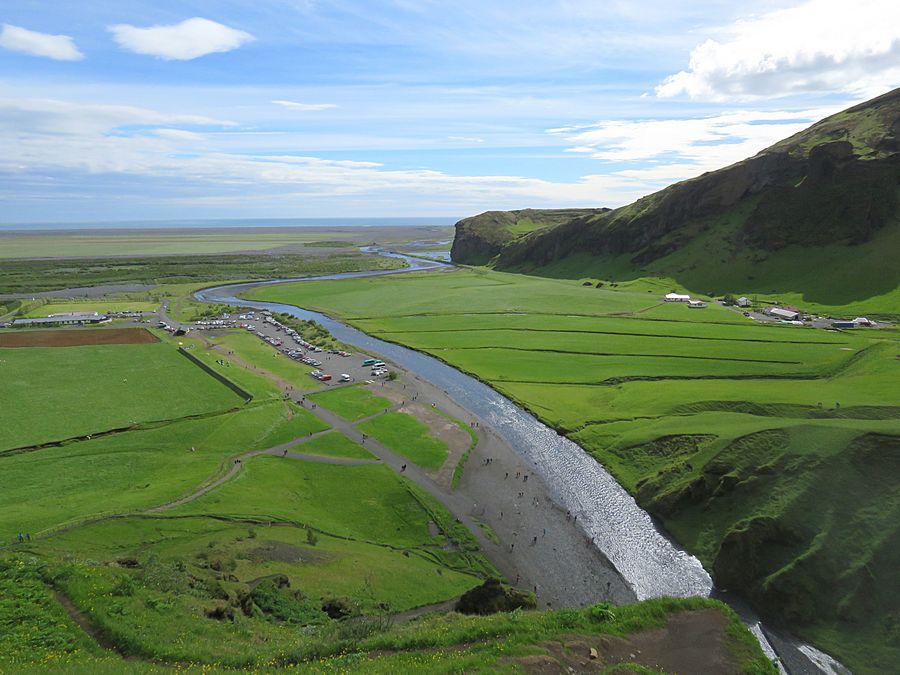 View from waterfalls